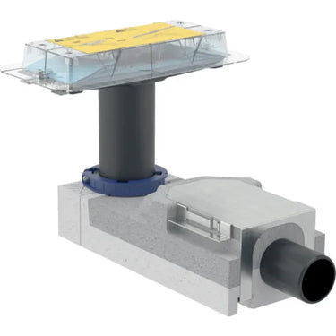 GEBERİT CleanLine - Duş Kanalları için Sifon / Kalınlık min 90mm