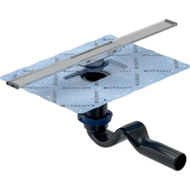 GEBERİT CleanLine20 - Duş Kanalı Seti 60cm / 50mm Sifon Yüksekliği