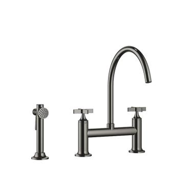 DORNBRACHT Vaia - 241 mm Çıkışlı / Köprü Tipi / Yıkama Spreyli Evye Bataryası