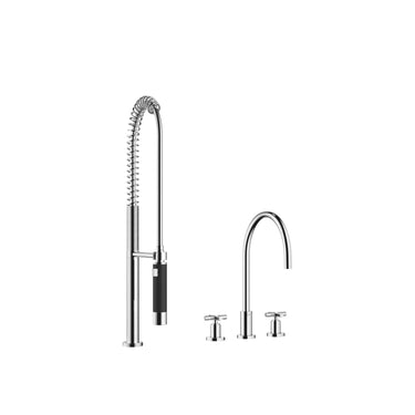 DORNBRACHT Tara - 235 mm Çıkışlı / Yıkama Spreyli Evye Bataryası