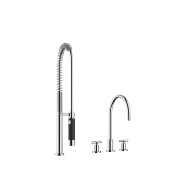 DORNBRACHT Tara - 235 mm Çıkışlı / Yıkama Spreyli Evye Bataryası