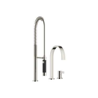 DORNBRACHT Mem - 241 mm Çıkışlı / İki Delikli / Sprey Yıkamalı Evye Bataryası
