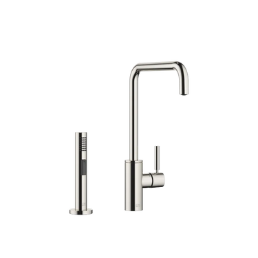 DORNBRACHT Meta Square - 235 mm Çıkışlı / Yıkama Spreyli Evye Bataryası
