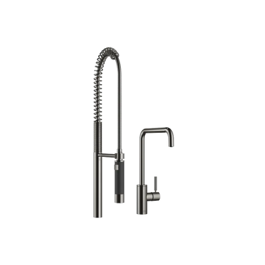DORNBRACHT Meta Square - 235 mm Çıkışlı / Yıkama Spreyli Evye Bataryası