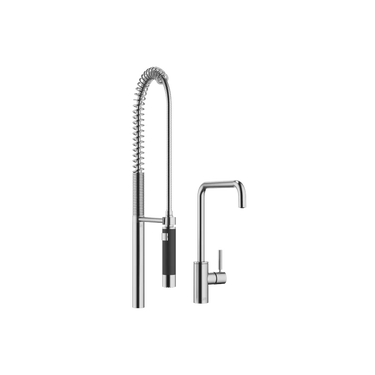 DORNBRACHT Meta Square - 235 mm Çıkışlı / Yıkama Spreyli Evye Bataryası