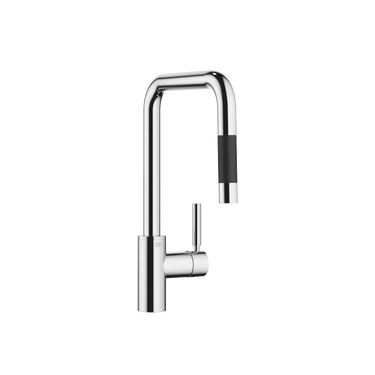 DORNBRACHT Meta Square - 240 mm Çıkışlı / Çekmeli ve Sprey Yıkamalı Evye Bataryası