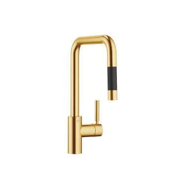 DORNBRACHT Meta Square - 240 mm Çıkışlı / Çekmeli ve Sprey Yıkamalı Evye Bataryası