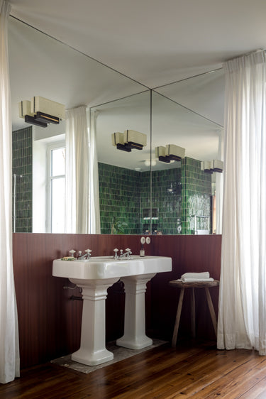 DEVON&DEVON Wide Blues - Çift Lavabo