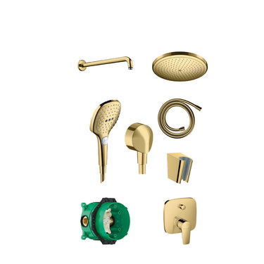 HANSGROHE Talis E - Banyo Seti / Parlak Altın Optik