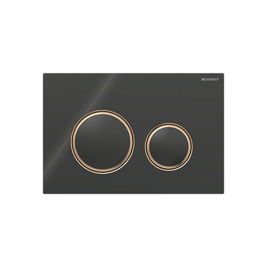 GEBERİT Sigma50 - Çift Kademeli Yuvarlak Kumanda Paneli / Bronz