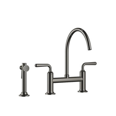 DORNBRACHT Vaia - 241 mm Çıkışlı / Köprü Tipi / Yıkama Spreyli Evye Bataryası