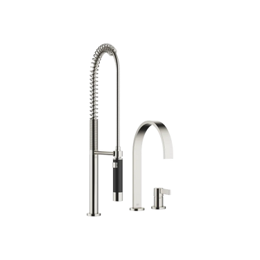 DORNBRACHT Mem - 241 mm Çıkışlı / İki Delikli / Sprey Yıkamalı Evye Bataryası