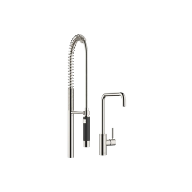 DORNBRACHT Meta Square - 235 mm Çıkışlı / Yıkama Spreyli Evye Bataryası