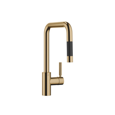 DORNBRACHT Meta Square - 240 mm Çıkışlı / Çekmeli ve Sprey Yıkamalı Evye Bataryası