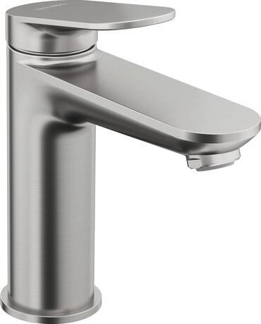 DURAVIT Wave - Tezgahüstü Lavabo Bataryası - 70 - Fırçalanmış Paslanmaz Çelik